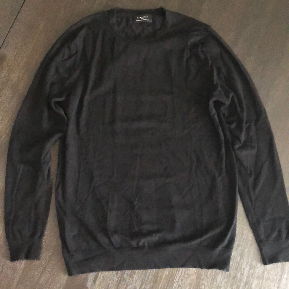 Zara Man Black Sweater